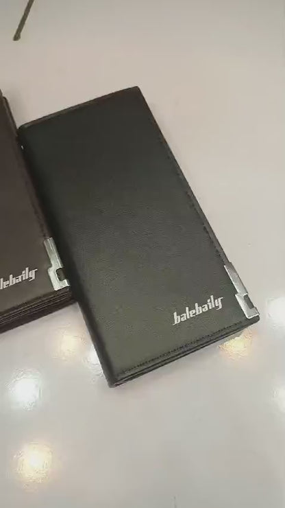 *balebaily Men's Long Bifold PU Leather Wallet - Black*

The balebaily Men's Long Bifold Wallet is a sleek and functional accessory designed for everyday use.

*Key Features:*
- *Brand*: balebaily